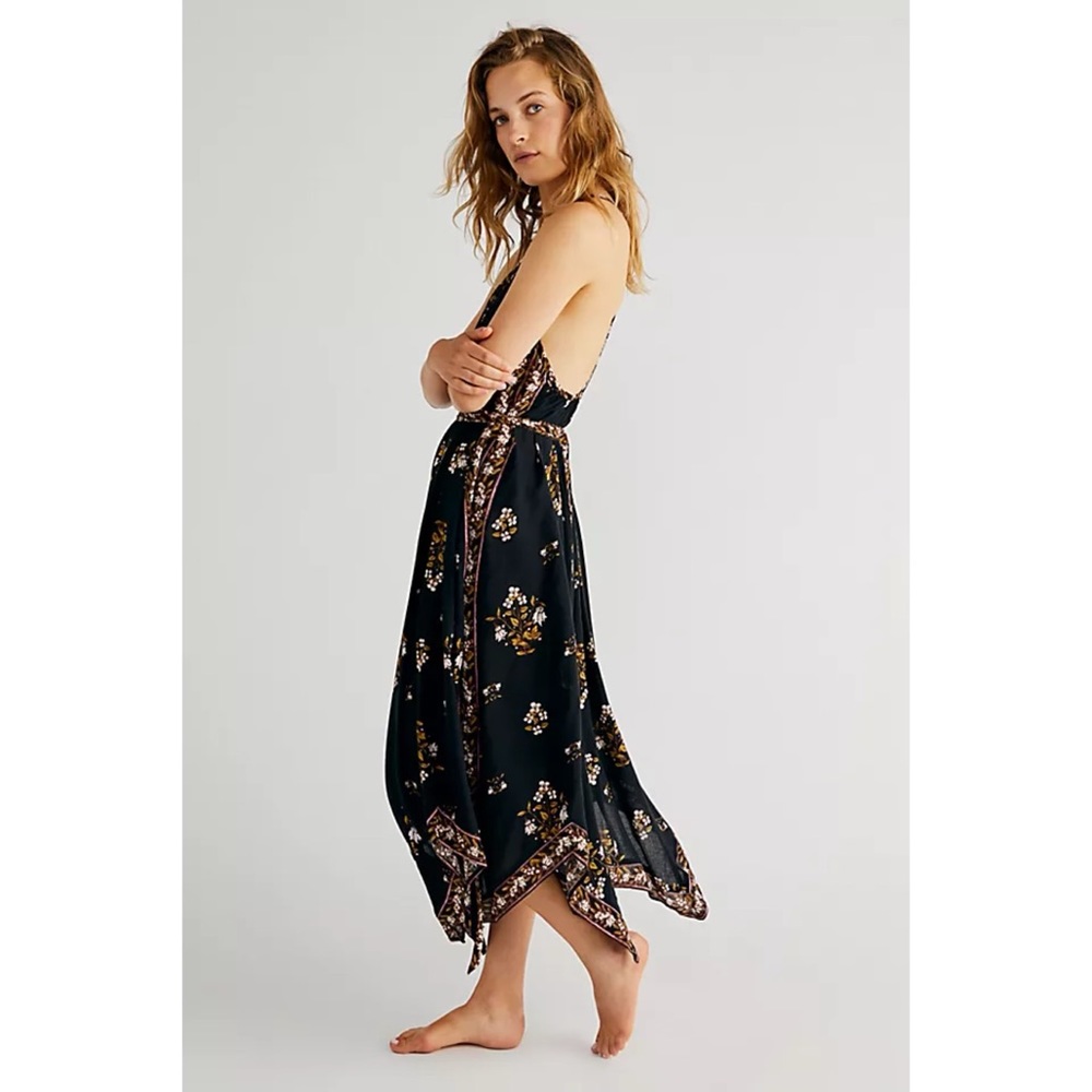 Free People Nouveau Maxi Dress In Black Combo